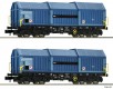 837926 Fleischmann Set of 2 telescopic hood cars RAILLOGIX